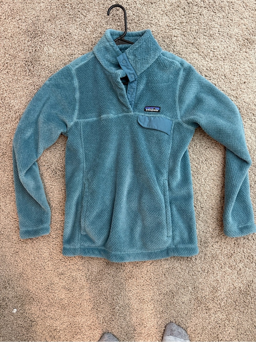 Patagonia Teal Blue Women's Snap-T Fleece Pullover